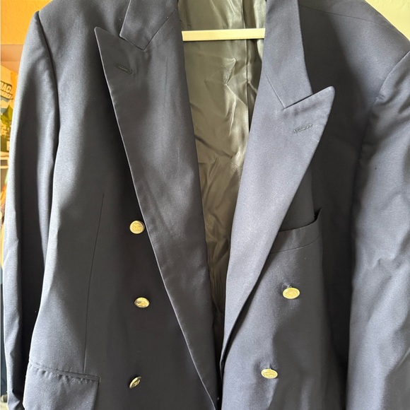 Classic Black Double-Breasted Blazer